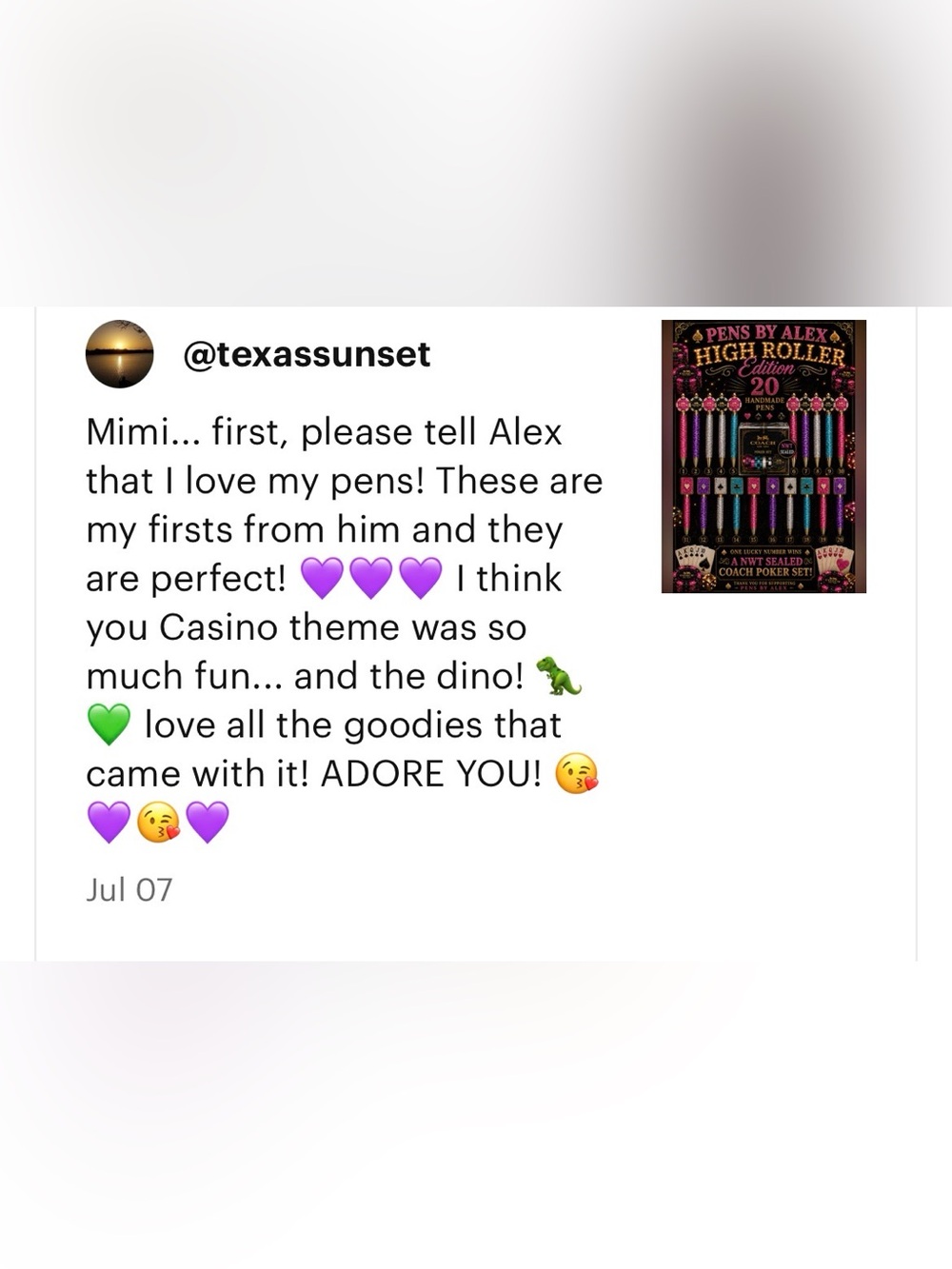 Pens By Alex - Cherries (4 ink colors in 1 pen) - Picture 6 of 8